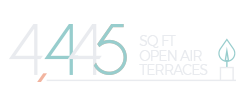 4,445 SQ FT Open Air Terraces